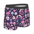 thumbnail image 3 of Daiia cute Skull rainbow mushroom Men's Underwear Boxer Briefs, Cotton Stretch Moisture-Wicking Underwear-Small, 3 of 9