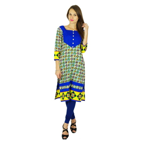 Phagun Indian Designer Bollywood Kurta Women Ethnic Kurti Cotton Tunic Dress