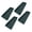 Green, variant on Rupoun 4PCS Downspout Splash Block Rain Gutter Extensions Fixable Extender Protect House Foundation, Black, 16.3 in / 41.4 cm