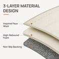 thumbnail image 5 of GENIMO 5'x7' Area Rug for Living Room, Washable Non Slip Soft Boho Rug for Bedroom Dining Room Home Office, Cream Beige, 5 of 10