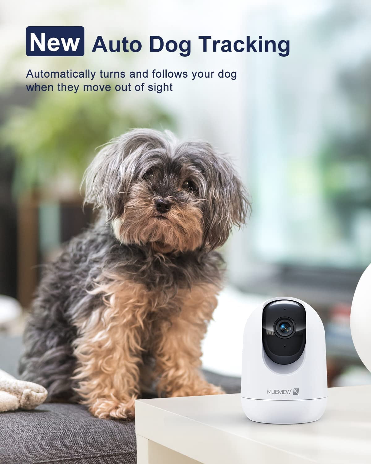 General Cameras for Home Security, 2.4/5GHz WiFi 2K Indoor Wired Se2.curity Baby/Pet Camera with Phone App, Night Vision, 24/7 Record, 2-Way Audio, Motion Tracking, Cloud Storage