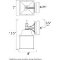thumbnail image 2 of Maxim 1056 Senator 15" 1 Light Wall Sconce, 2 of 2