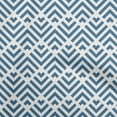 thumbnail image 1 of oneOone Rayon Teal Blue Fabric Geometric Craft Projects Decor Fabric Printed By The Yard 56 Inch Wide, 1 of 5