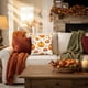 thumbnail image 4 of Thanksgiving Pillow Covers Fall Pumpkin Decorative Pillow Cases Soft Fabric Hidden Zipper Home Decor Couch Sofa Living Room Bedroom Seasonal Throw Pillow Covers Farmhouse Autumn Harvest Decorations, 4 of 6
