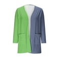 thumbnail image 6 of ATOGUTA Girls Cardigans Kids Long Cardigan Open Front Outerwear with Pockets Size 5T-14, Green, 6 of 6