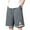 Dark Gray, variant on lmcalzta Plus Size Mens Cotton Shorts with Pockets Drawstring Elastic Waist Athletic Activewear Running Shorts,M-5xl