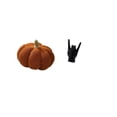 thumbnail image 5 of QSTDGVPW Halloween Pumpkin Plush Pillow and Rock Hand Gesture Statue Creative Decorative Sofa Cushion and Hand Sculpture for Bedroom Apartment Decor, 5 of 8