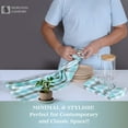 thumbnail image 2 of HEIRLOOM COMFORT Gingham Check Kitchen Towels 12 Pack, 18"x26", 100% Cotton, Super Absorbent & Quick Dry, Dish Towel for Drying Dishes, Washable, Everyday Use - Mint Green, Aqua Green, White, 2 of 6