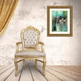thumbnail image 3 of Zakrynycny, Viktor 25x32 Gold Ornate Wood Framed with Double Matting Museum Art Print Titled - In the Rain in Vienna, 3 of 4