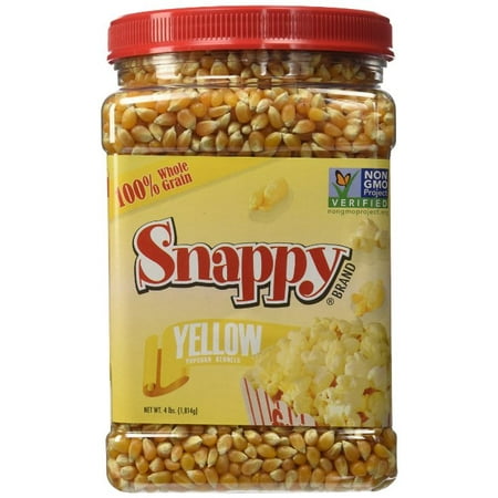 Snappy Yellow Popcorn Kernels (4 Lb. Jar)