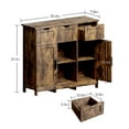 thumbnail image 7 of Storage Cabinets,Wooden Floor Cabinet,with Drawers and Shelves Storage Cabinets,Accent Cabinet for Living Room,Bedroom,Bathroom Furniture Home Decor(VINTAGE), 7 of 7