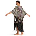 thumbnail image 3 of DISNIMO Kaftan Dresses for Women Boho Mandala Flower Print V-Neck Batwing Sleeve Swimsuit Cover Up Plus Size Caftan Dress Beach Cover Up Loose Fit Bathing Suit Coverups, 3 of 7