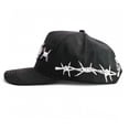 thumbnail image 4 of VAGO SACRIFICIO Gorra Unica Visera Curva Negra Gamuza, 4 of 4