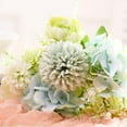 thumbnail image 4 of KIRIFLY 126” Artificial Silk Green Peony Wedding Bouquet (2 Count), 4 of 7