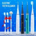 thumbnail image 7 of 6 in 1 Electric Teeth Cleaner Dental Calculus Remover Scaler Tooth Cleaning Tool,Teeth Whitening Device Oral Care, Green, 7 of 7