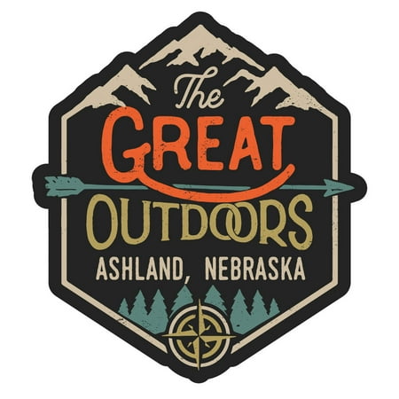 

Ashland Nebraska The Great Outdoors Design 4-Inch Fridge Magnet