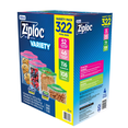 thumbnail image 2 of Ziploc Paquete Surtido de Bolsas 322 pzas, 2 of 3