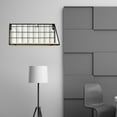 thumbnail image 5 of OUNONA Wall-mounted Shelf Wall Wrought Shelf Solid Wood Black For Kitchen Storage 1Pcs, 5 of 5