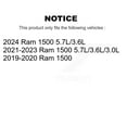 thumbnail image 2 of Transit Auto Front Rear Semi-Metallic Pads and Coated Disc Brake Rotors Kit for Car Ram 1500 KGA-105663, 2 of 11