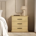 thumbnail image 2 of Clifford Traditional Nightstand in Natural Oak (3-Drawer), 2 of 10