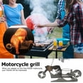 thumbnail image 4 of Soporte de pollo, cerveza, motocicleta, horno de acero inoxidable, parrilla, parrillas para asar pollo, 4 of 7