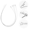 thumbnail image 2 of 4pcs Stainless Steel Wire Rope Heavy Duty Adjustable Hanging Wire For Light Lamp Billboards, 2 of 8
