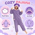 thumbnail image 5 of GOBWCOT Adult Big Mouth Monster Costume for Adults, Hooded Onesie Pajamas Loungewear for Halloween Cosplay Party Dress-Up, 5 of 8
