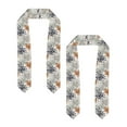 thumbnail image 2 of Haiem Tropical Leaves Pattern Graduation Stole 2024 | Premium Satin Sash for Graduation Ceremony, 2 of 7