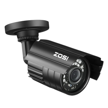 ZOSI HD 1080P 4 in 1 TVI/CVI/AHD/CVBS Security Camera Outdoor Weatherproof Day Night 24PCS IR LEDs 65ft(20m) IR Distance Aluminum Metal Housing