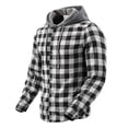 thumbnail image 1 of Camisas de Manga Larga Casual con Capucha a Damazos Personalizado Cuarto Cremallera Superior para la Apariencia Moderna Simplificada Y Camisas de Trabajo de Manga Larga de los Hombres, 1 of 9