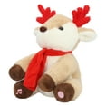 thumbnail image 1 of Xmas Musical Animated Toy, Plush Reindeer with Light Soft Battery Operated Skin Friendly  for Bedside, 1 of 7