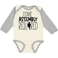 thumbnail image 3 of Inktastic Some Assembly Required Right Leg Amputee Boys or Girls Long Sleeve Baby Bodysuit, 3 of 5