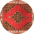thumbnail image 1 of Ahgly Company Indoor Round Persian Orange Traditional Area Rugs, 3' Round, 1 of 1