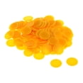 thumbnail image 2 of 100 Unids / Pack Plástico ABS 23 Mm Juego de Bingo Fichas de Póquer Fichas de Juguetes Amarillo Sunnimix Fichas de juego de bingo, 2 of 8