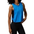 thumbnail image 2 of Large Armhole Tank Tops for Women - Workout Sport Yoga Running Gym Loose Crop Sleeveless Shirts Royal Blue S, 2 of 9