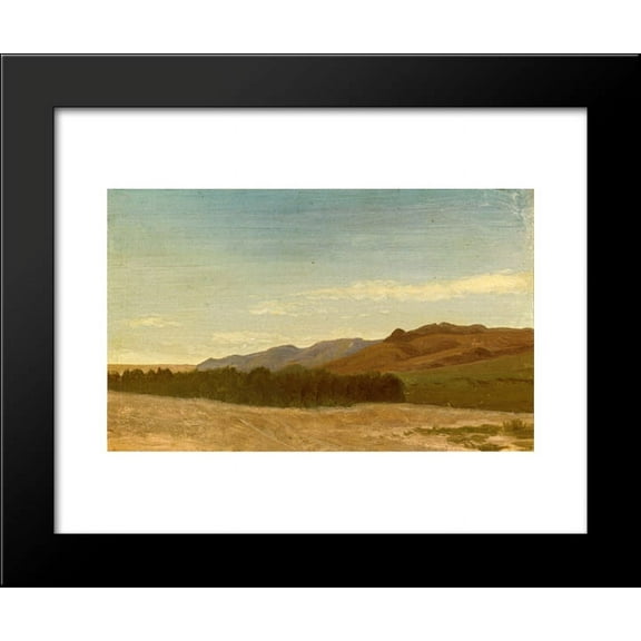 The Plains Near Fort Laramie 20x24 Framed Art Print by Bierstadt, Albert