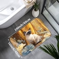 thumbnail image 3 of 1pc A White Goose Absorbent Non-Slip Bathroom Thickened Flannel Rug Decor,Soft,Quick Drying,Suitable For Indoor/outdoor Use,Bathrooms,Bedrooms,Kitchens,Terrace,Laundry Rooms,16"x24", 3 of 7