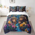 thumbnail image 2 of YST Monkey Comforter Set, Tropical Forest, 7-Piece, Full Size, 2 of 5