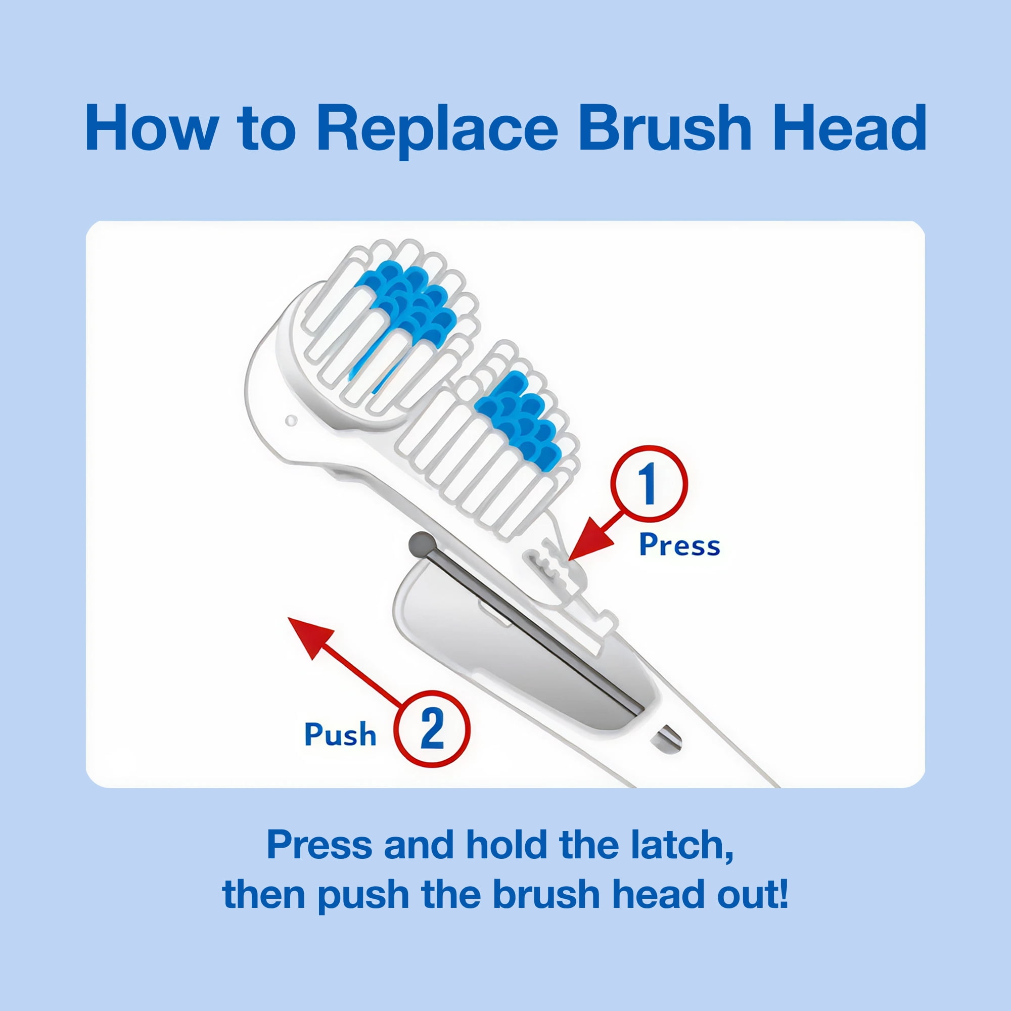 Equate Motion Battery-Powered Toothbrush, 1 Handle, 2 Brush Heads