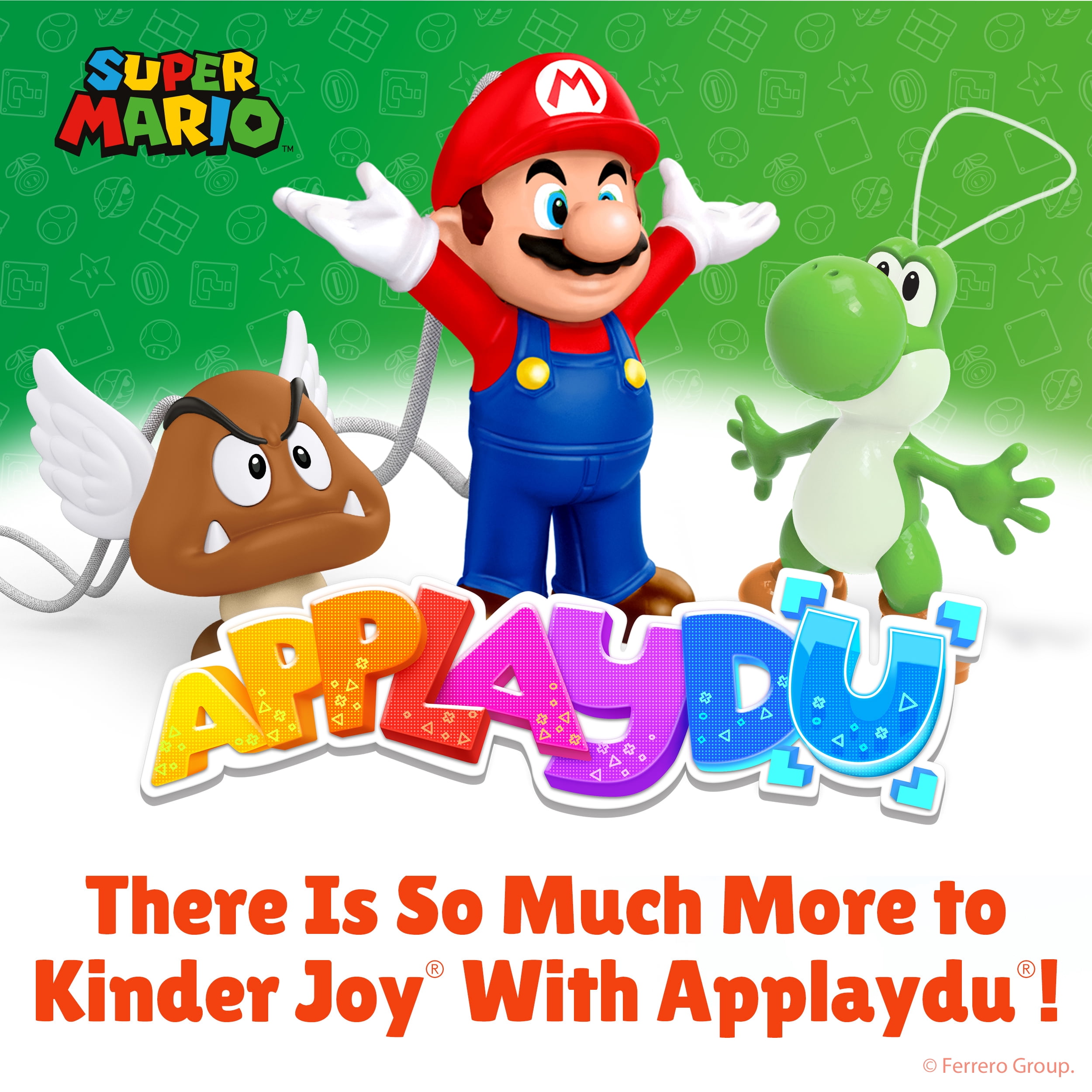 Kinder Joy Egg, Sweet Cream with Crispy Wafer Bites Treat and Surprise Super Mario Toy Inside, 0.7 oz