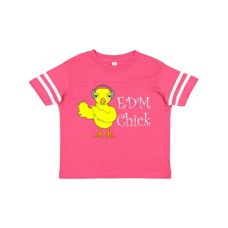 

Inktastic EDM Chick White Text Gift Toddler Toddler Girl T-Shirt