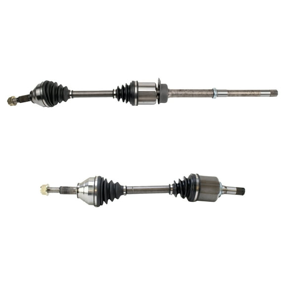 TRQ 2pc Front CV Axle Shaft Assembly Set LH RH for 14-17 Ford Explorer V6 3.5L CSA70805