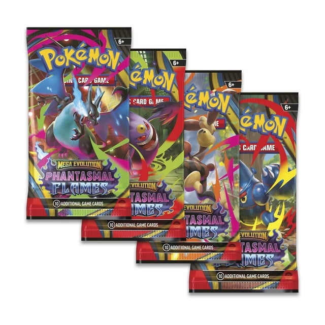 Paquete de refuerzo Pokémon TCG Mega Evolution Phantasmal Flames