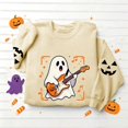 thumbnail image 4 of Enjoytime Halloween Crewneck Sweatshirts Women Ghost Graphic Long Sleeve Fall Fashion Casual Pullover Tops, 4 of 7