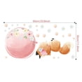thumbnail image 4 of CHAO Pegatinas de pared El pequeño zorro globo Pegatinas de pared Mural Calcomanías para dormitorio Sala de estar Pared de TV, 4 of 5