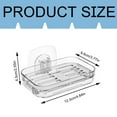 thumbnail image 3 of Soap Dish for Shower, Acrylic Bar Soap Holder with Self-Draining Design, No Drilling Required, Adhesive Mount for RV Bathroom and Kitchen Easy to Clean and Space-Saving, 1 Pcs, 4.84x3.77x2.55", 3 of 7