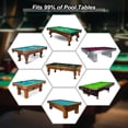 thumbnail image 5 of Uxcell Billiard Pool Table Cover, Oxford Waterproof Outdoor Indoor Dustproof Billiard Table Cover Accessories Navy Blue 7.5 ft, 5 of 5