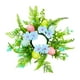 thumbnail image 3 of Adornos de guirnalda de anillo de velas Pilar de decoración de Pascua Corona de candelabros Corona artificial para la cocina Acción de Azul, 3 of 8
