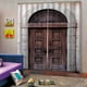 thumbnail image 2 of Cortina de ventana Moda 3D Impresión impermeable Drapedes de construcción Lavable Tela Cortinas Decoración para baño Dormitorio S 2PCS Methold HA010883-01, 2 of 7
