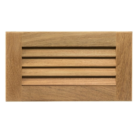 Whitecap Teak Louvered Insert - 6-3/8" x 11-3/16" x 3/4" | Bundle of 2